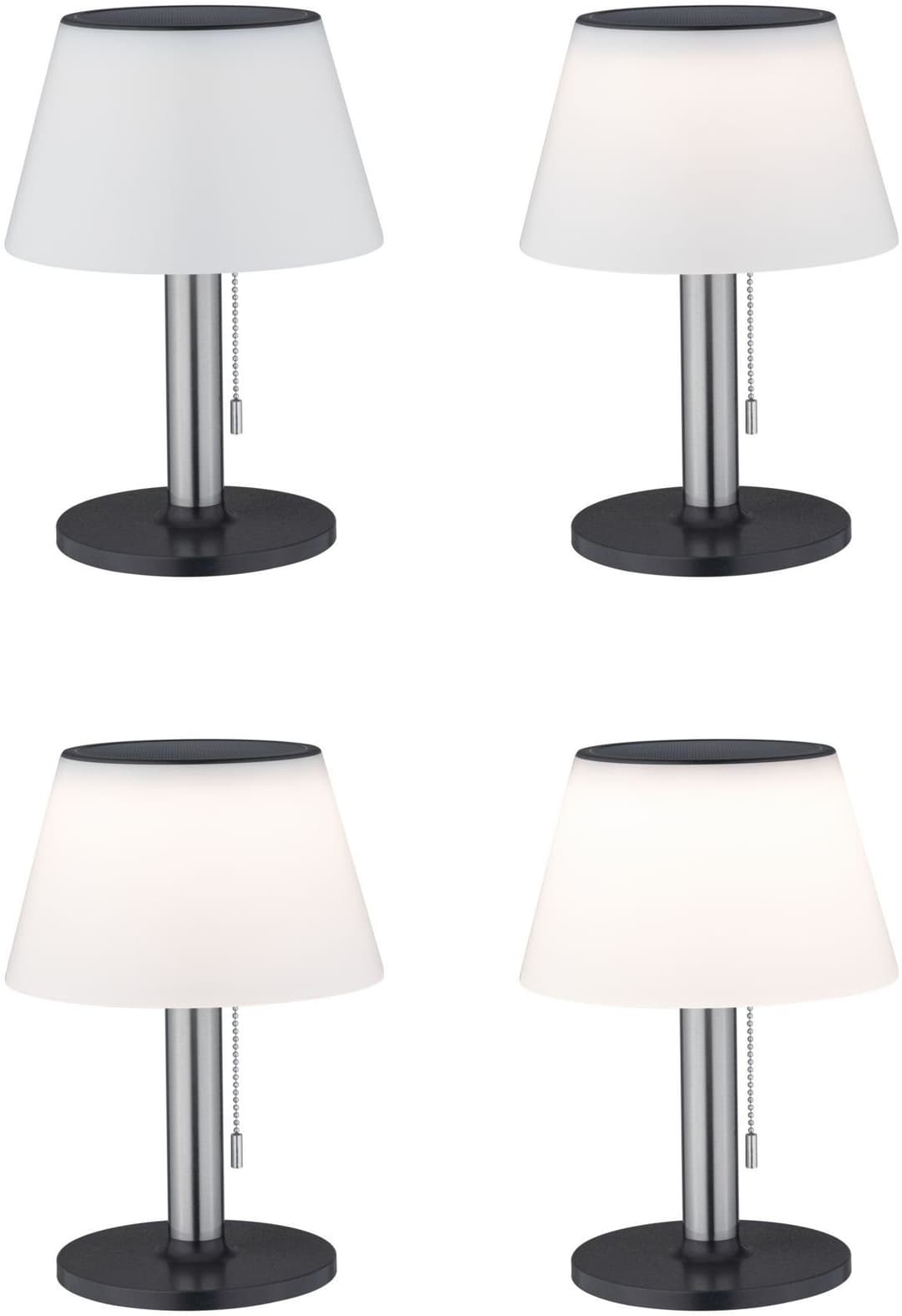 Paulmann Lillesol Tischleuchte | Silber