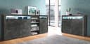 borchardt Möbel Highboard Santa Fe | Grau 3