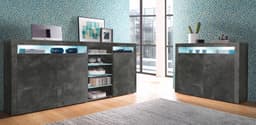 borchardt Möbel Highboard Santa Fe | Grau