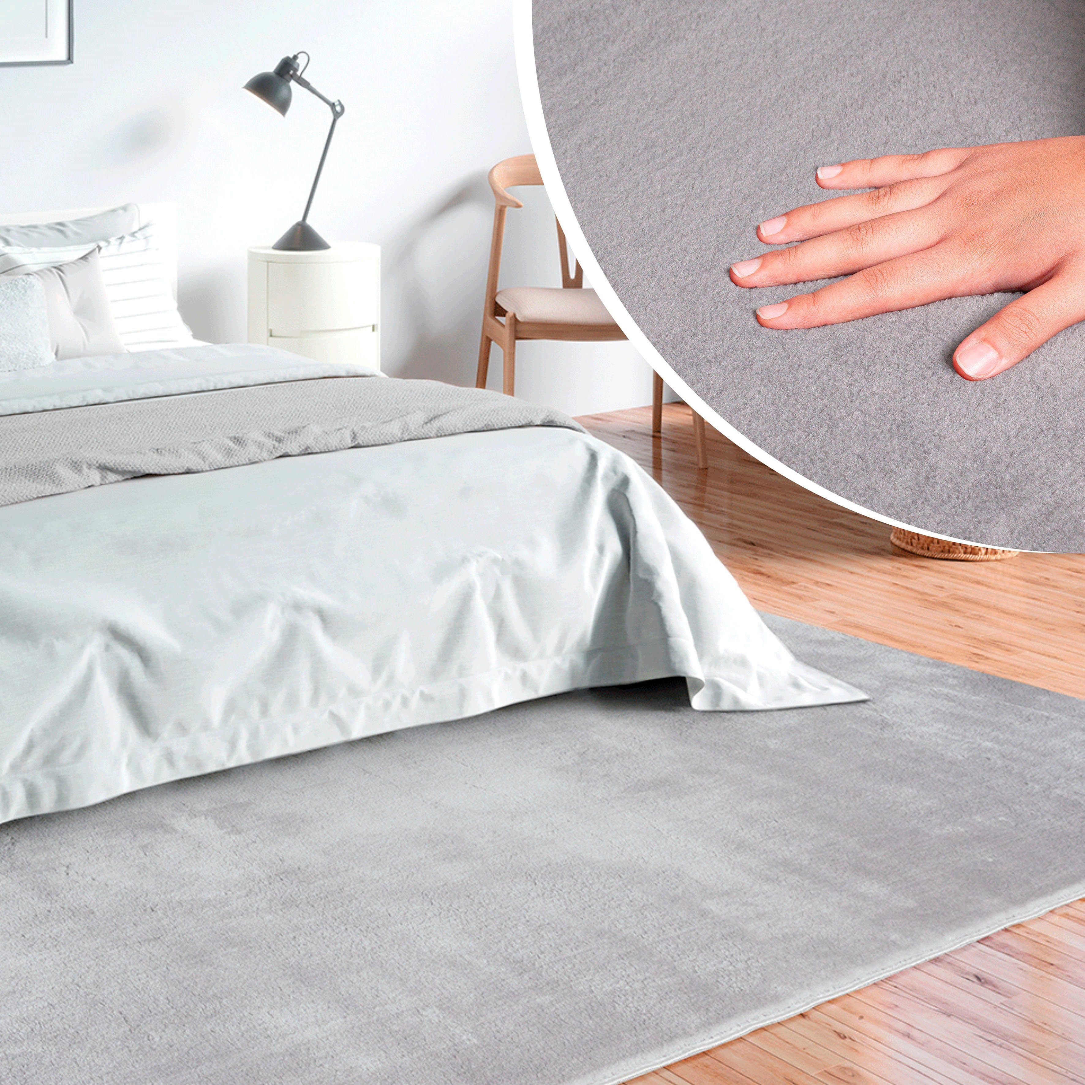 merinos Teppich Loft 37 | Grau