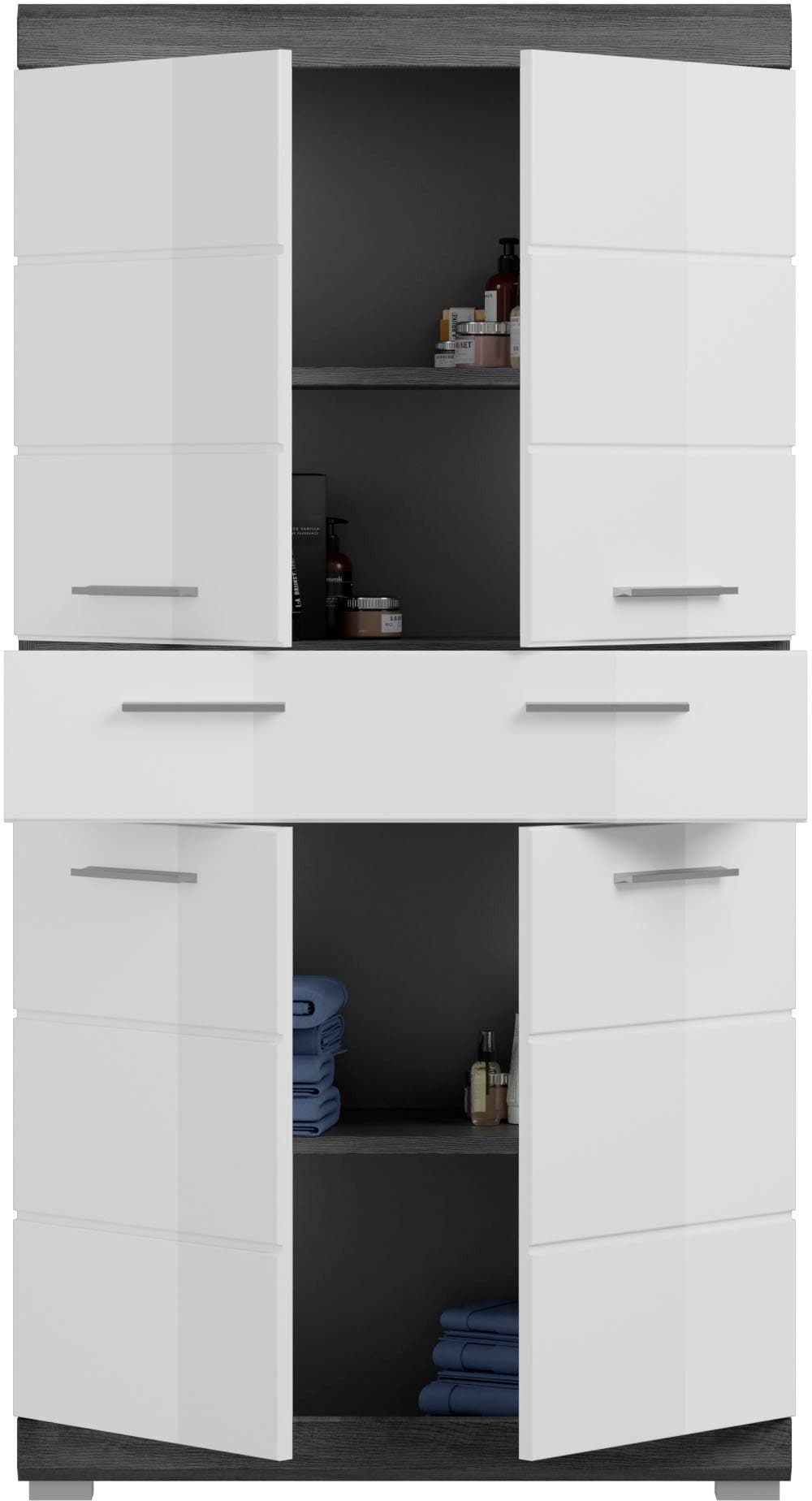 welltime Midischrank SIENA | Mehrfarbig