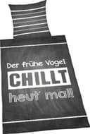 Herding Young Collection Wendebettwäsche Sprüche | Grau 2