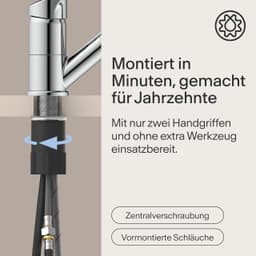 WASSERWERK Spültischarmatur WK 7 | Silber