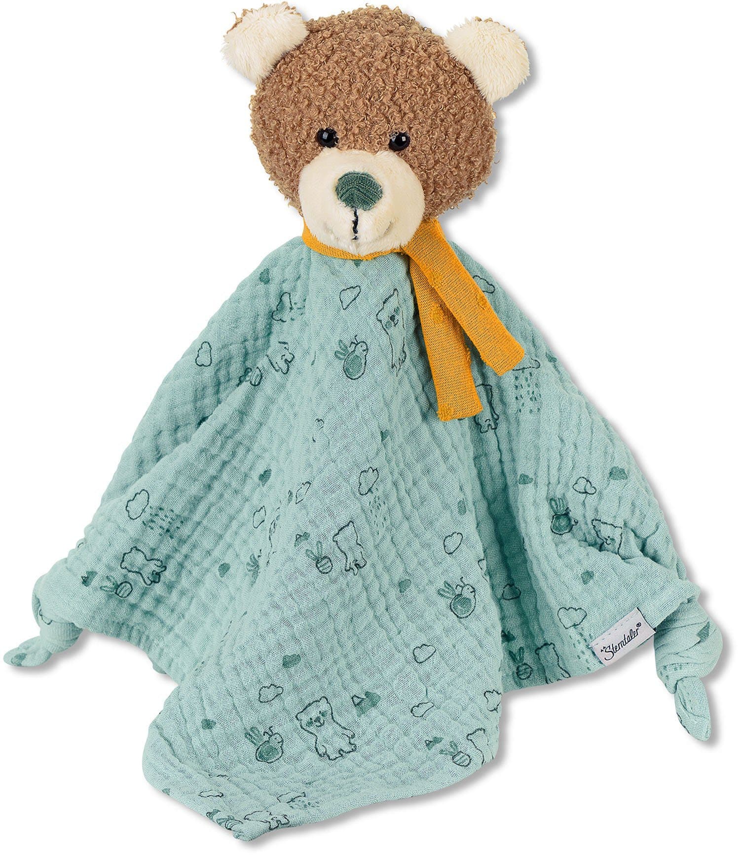 Sterntaler® Schmusetuch Musselin Ben, M | Blau