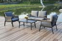 Garden Pleasure Gartenlounge-Set »DENIA« | Grau