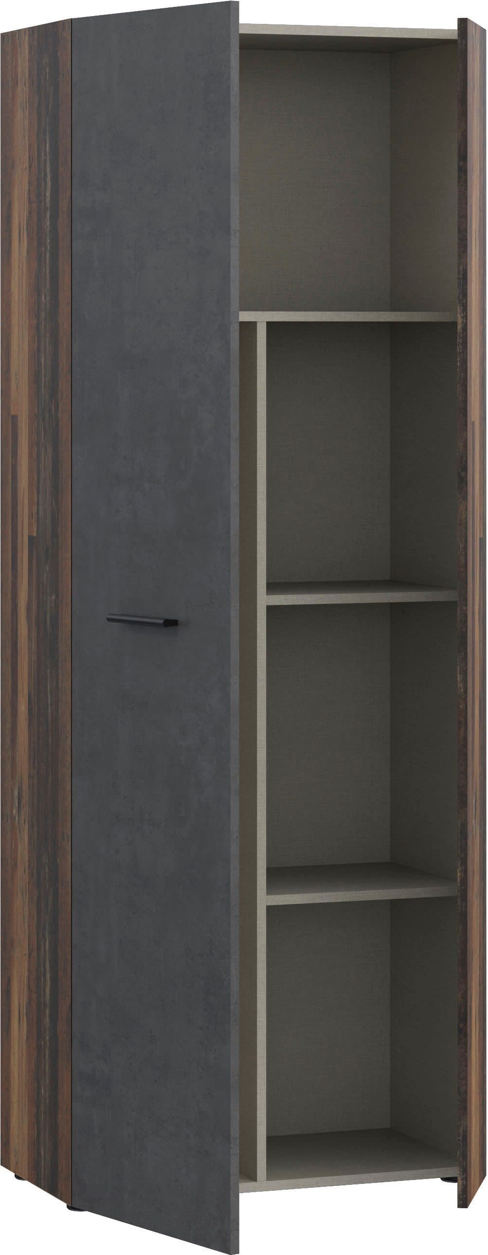 FORTE Mehrzweckschrank NET306 | Braun