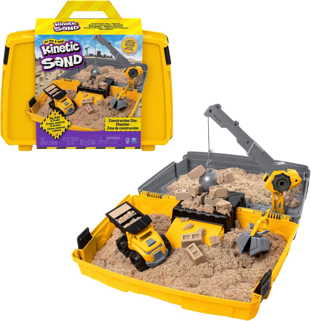 Spin Master Kreativset Kinetic Sand - Construction Folding Sandbox