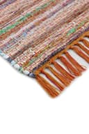carpetfine Kelim Chindi Läufer | Mehrfarbig 5