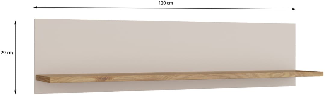 FORTE Wandboard Oak Squere | Holztöne