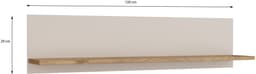 FORTE Wandboard Oak Squere | Holztöne