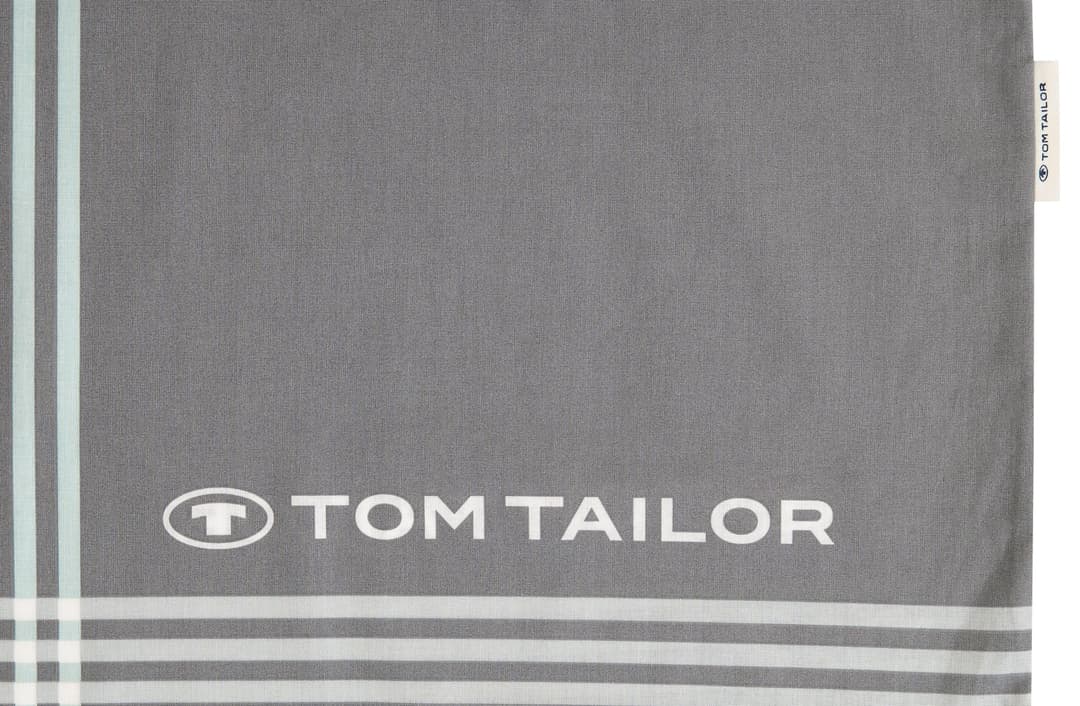 TOM TAILOR HOME Ole Bettwäsche-Set | Grau