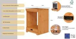 OTTO home Herdumbauschrank Rügen | Holztöne