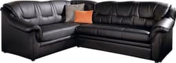DOMO collection Ecksofa Montana | Schwarz