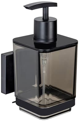 Wenko Seifenspender Vacuum-Loc® Modell Quadro | Schwarz