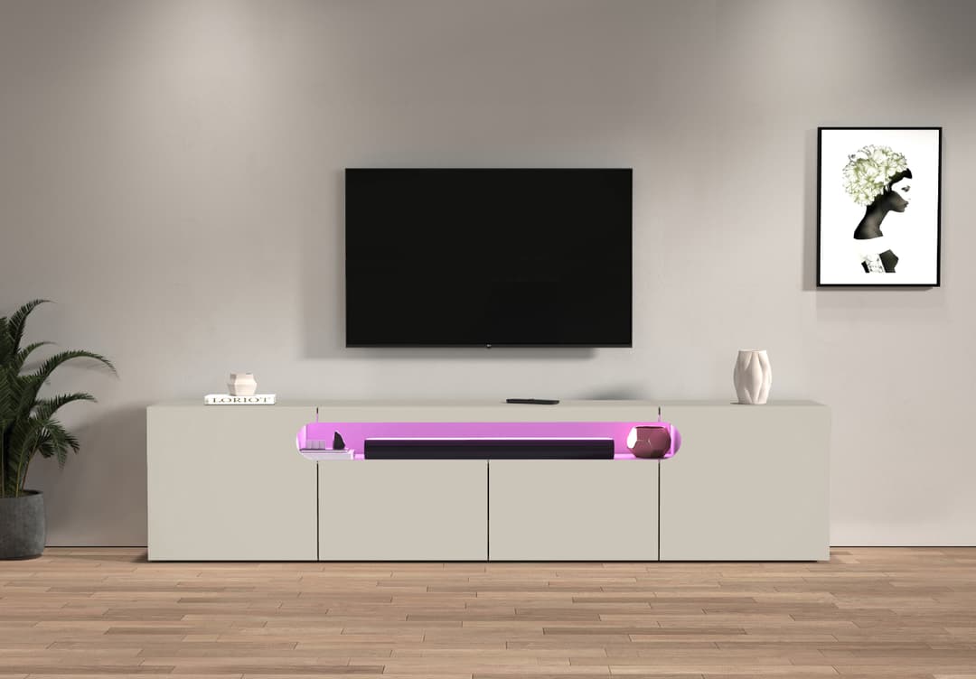 Home affaire Lowboard REAL TV-Möbel | Beige