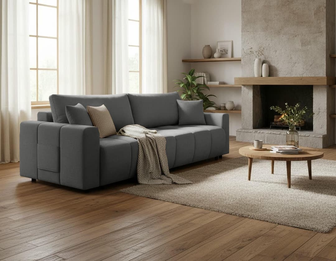 OTTO home Schlafsofa YLVAA | Grau