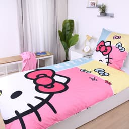 Hello Kitty Bettwäsche Renforcé | Mehrfarbig