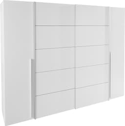 FORTE Kleiderschrank Narago | Weiß