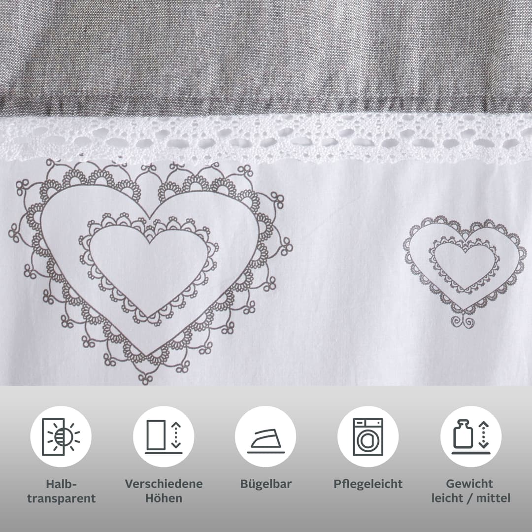OTTO home Gardine Louis | Grau