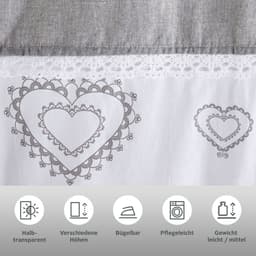 OTTO home Gardine Louis | Grau