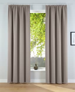 OTTO home Solana Verdunkelungsvorhang | Beige
