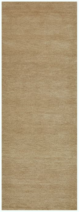 THEKO Wollteppich Gabbeh Uni | Beige