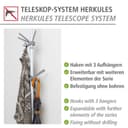 Wenko Kleiderhaken Modell Herkules | Grau 4