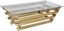 SalesFever Eleganter Tisch für Wohnzimmer | Gold