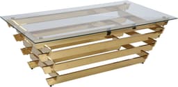 SalesFever Eleganter Tisch für Wohnzimmer | Gold