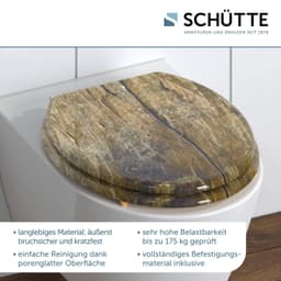 Schütte WC-Sitz Solid Wood | Holztöne