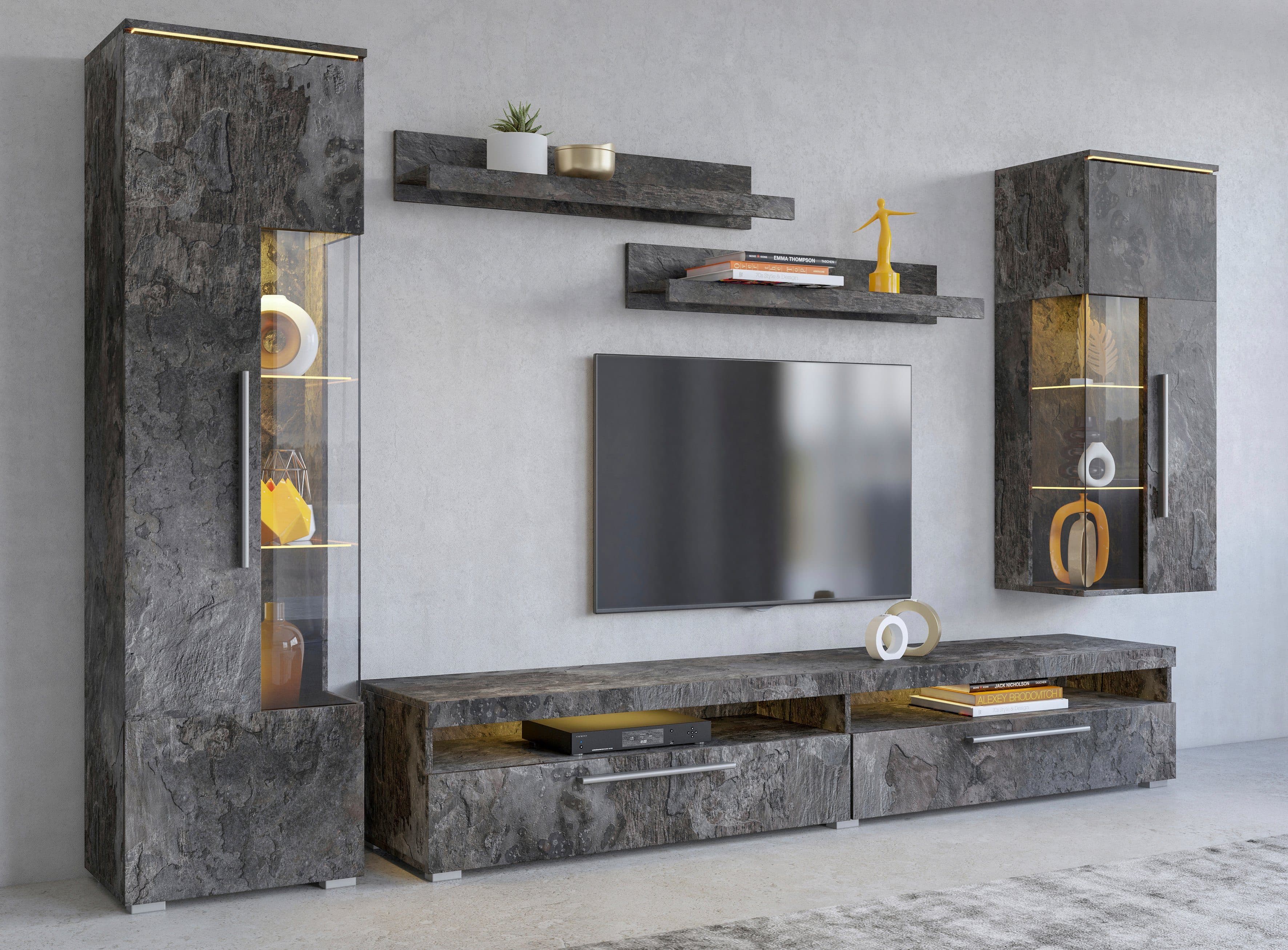 OTTO home Wohnwand India | Grau
