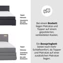COTTA Boxspringbett Simba | Schwarz 5