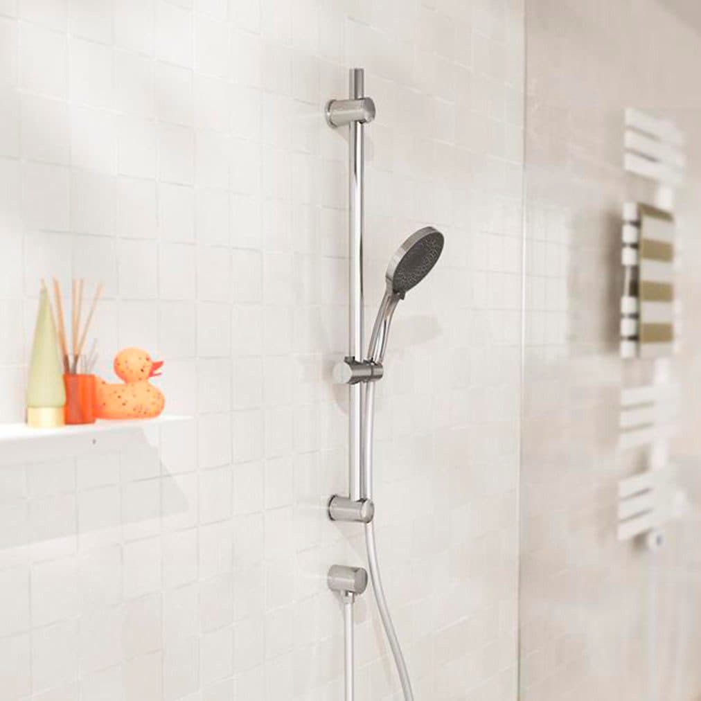 Eisl GRANDE VITA Stangenbrause-Set | Silber