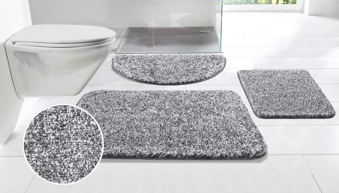 OTTO home Badematte Vanessa meliert | Grau