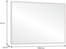 FORTE Garderobenspiegel Alice Springs | Beige