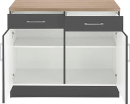 KOCHSTATION Unterschrank KS-Mali Breite 100 cm | Braun