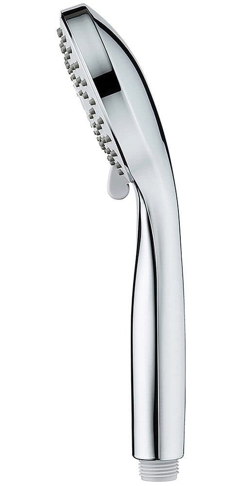 WENKO Handbrause Modell Basic Line Duschkopf Set | Silber
