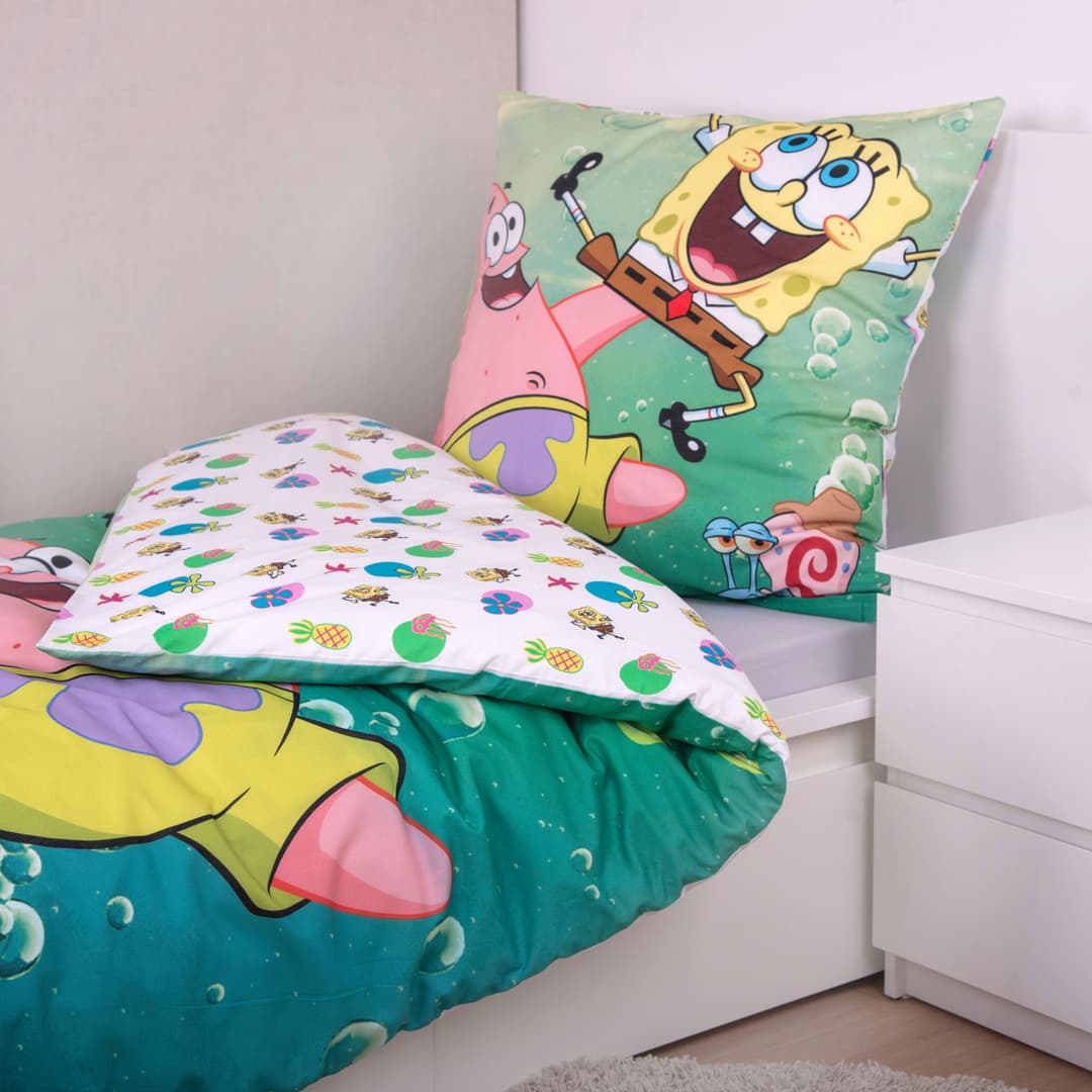Sponge Bob Bettwäsche | Mehrfarbig