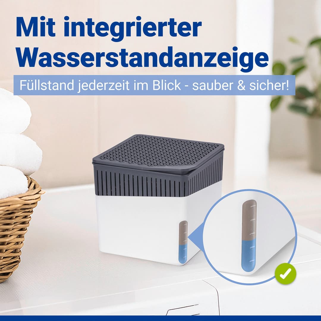 WENKO Luftentfeuchter Cube | Weiß