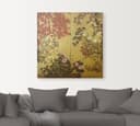 Artland Japanischer Wandschirm Leinwandbild | Gold 3