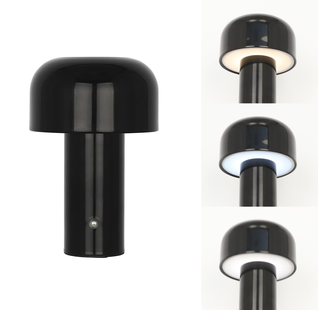 OTTO home LED Tischleuchte Ronno | Schwarz