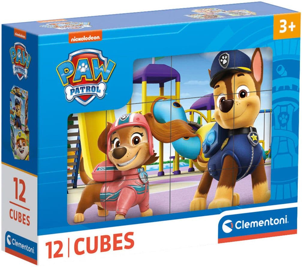 Clementoni® Würfelpuzzle Paw Patrol | Mehrfarbig