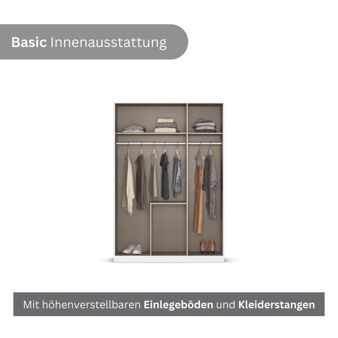 rauch Drehtürenschrank Kleiderschrank Schrank Garderobe Ankleide