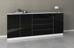 borchardt Möbel Sideboard Vaasa | Schwarz