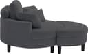 ATLANTIC home collection Loveseat Ravi | Grau 5