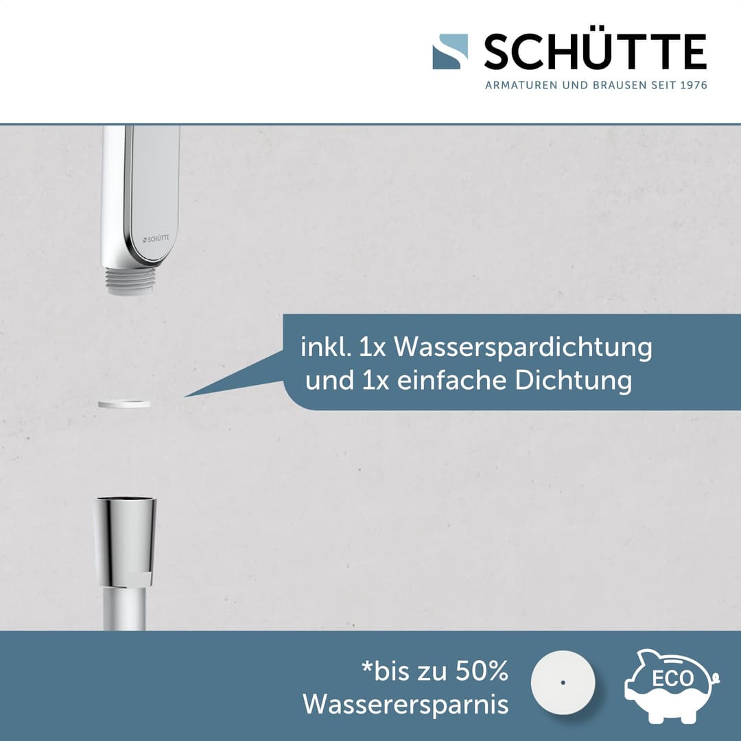 Schütte Stangenbrause-Set KARIBIK | Silber