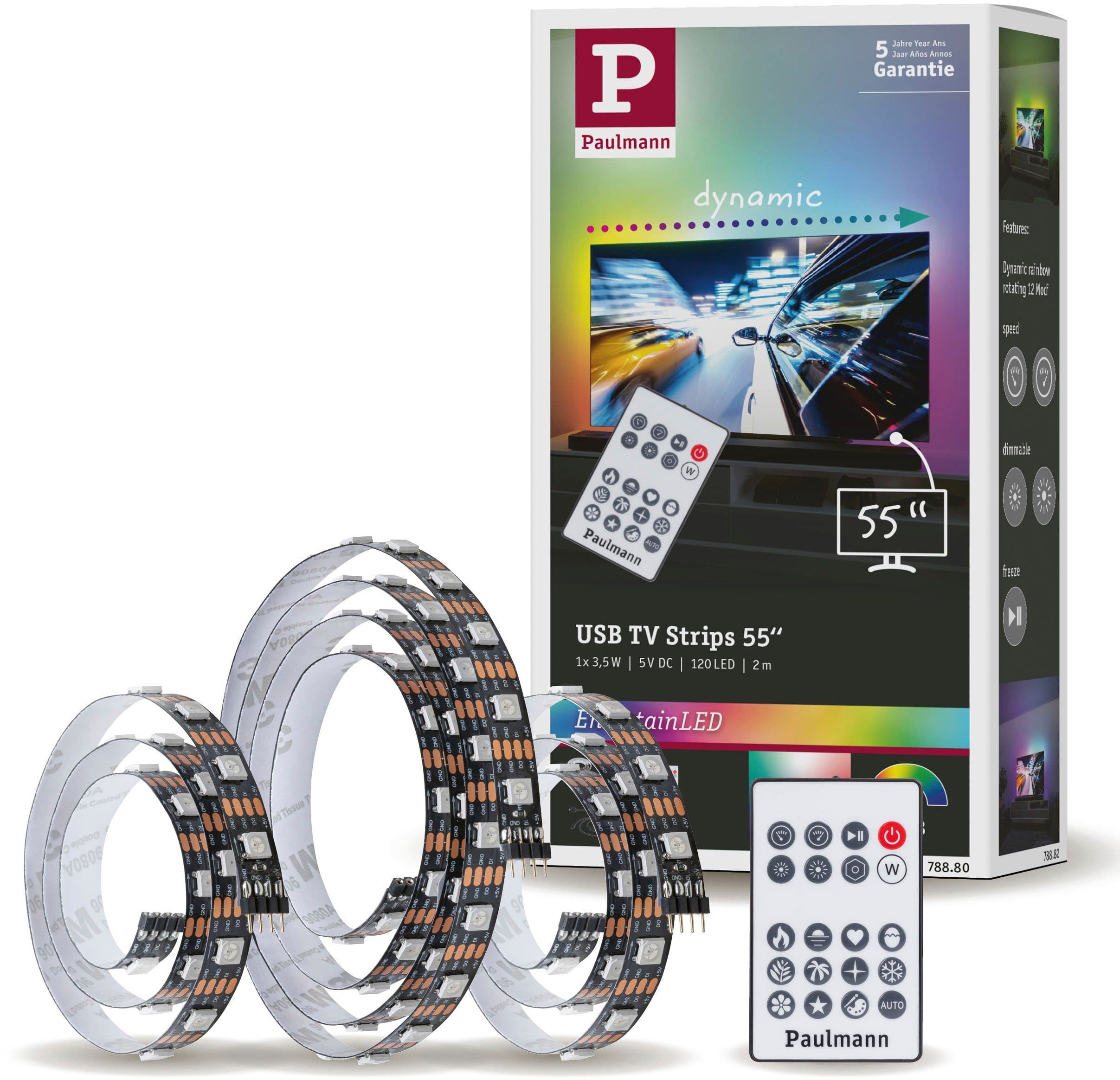 Paulmann USB LED Strip | Schwarz