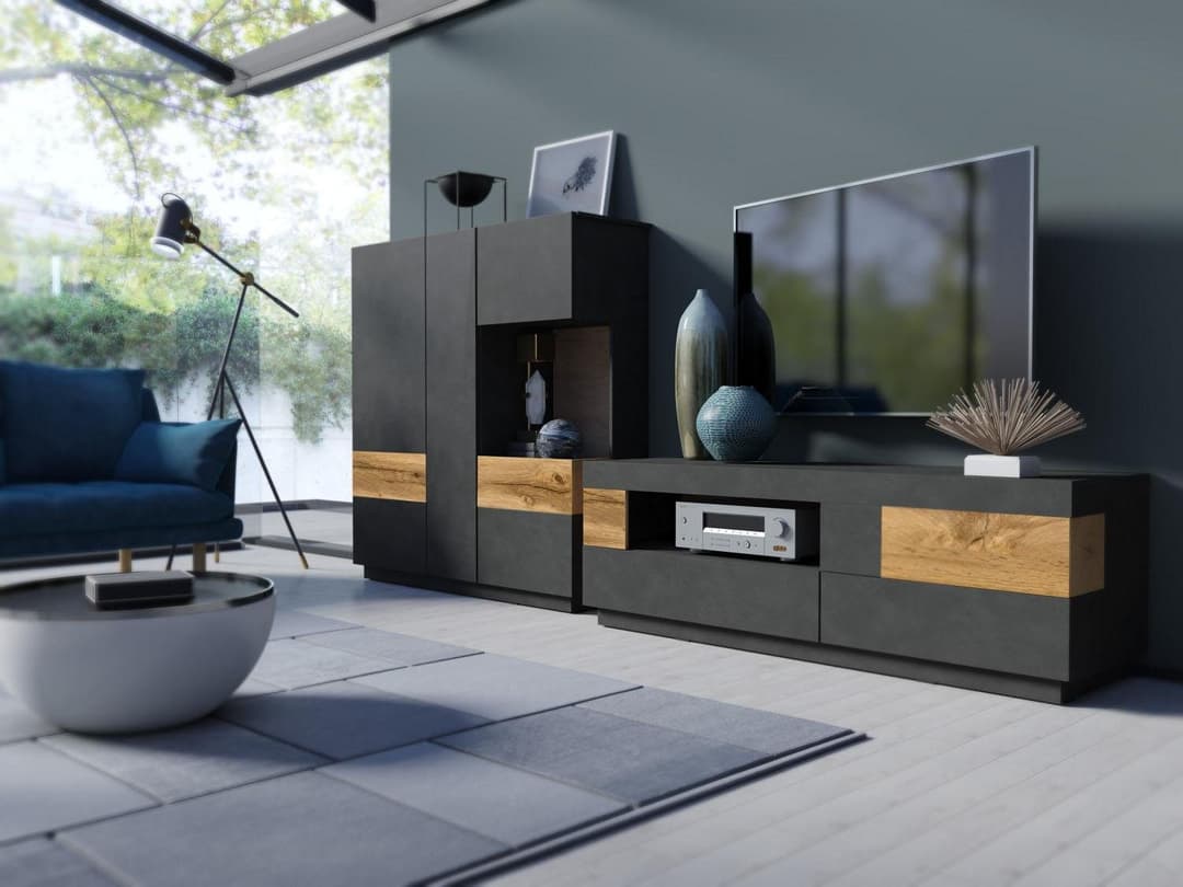OTTO home Wohnwand SILKE | Grau