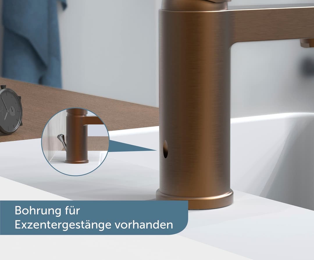 Schütte ELEPHANT Waschtischarmatur | Kupfer