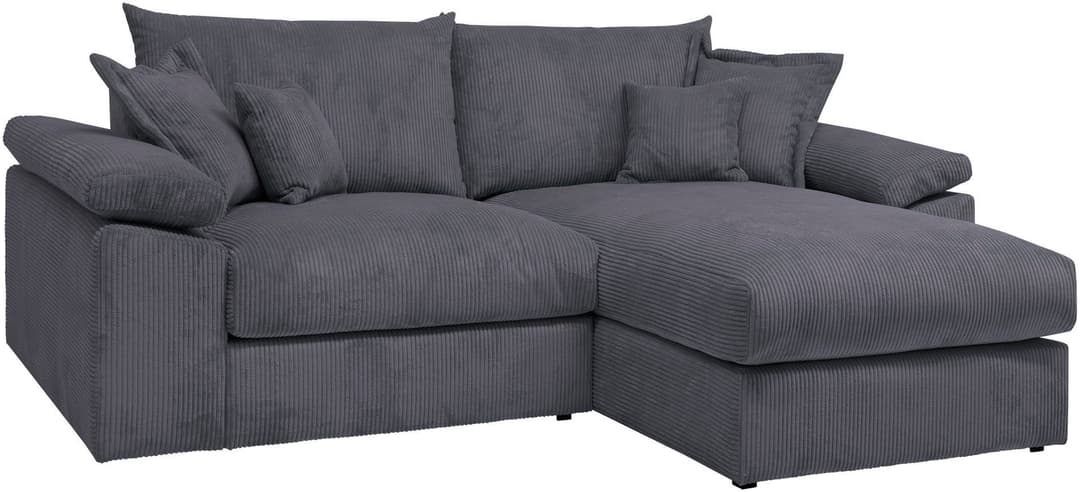 Home affaire Ecksofa Soft&Cosy XL L-Form | Grau